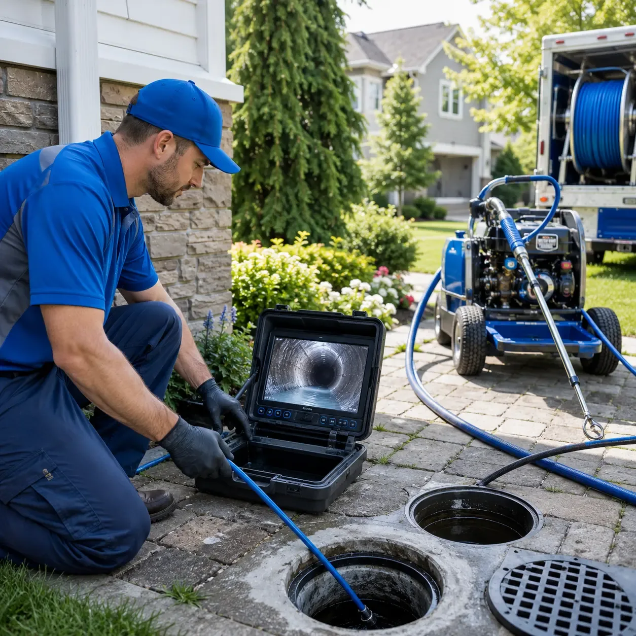 Outdoor drain cleaning professionals serving Canvas, WV