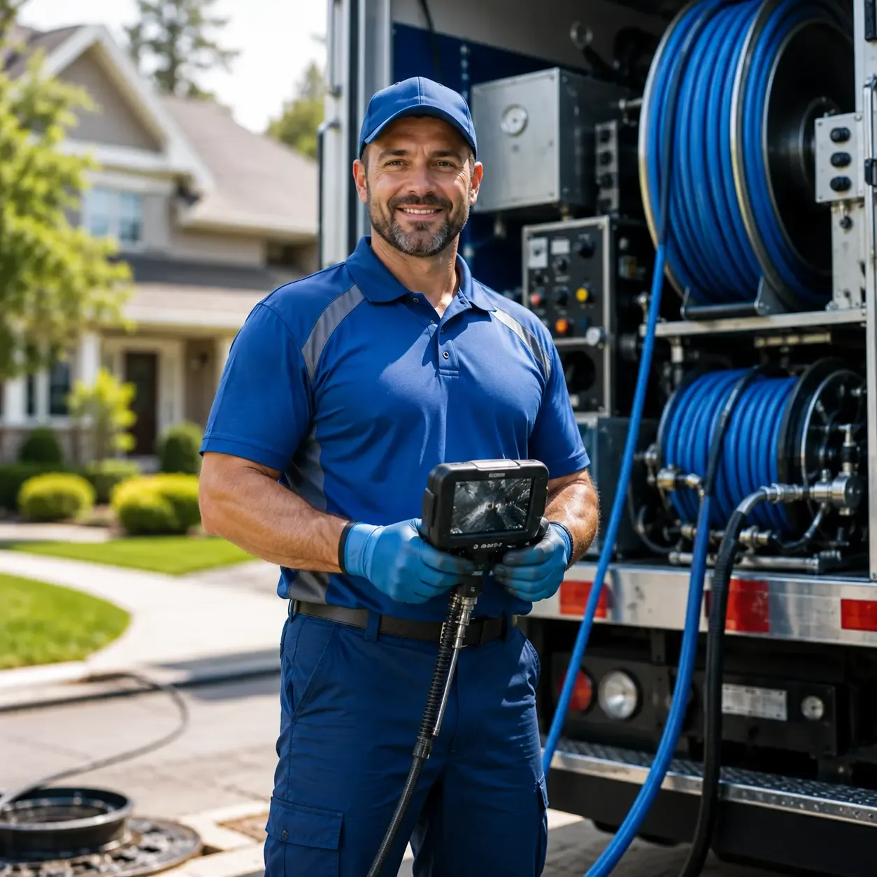 Local outdoor drain cleaning specialists in Canvas, WV